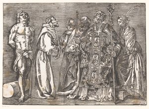 Six Standing Saints by Titiaan
