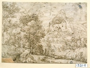 Landscape with Birds in Flight by Titian (c.1488 1576)