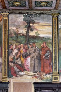 St Anthony reattaching the foot to a young man