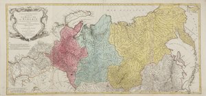 Map of the Russian Empire by Tobias Conrad Lotter