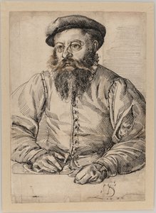Portrait of a Bearded Man by Tobias Stimmer
