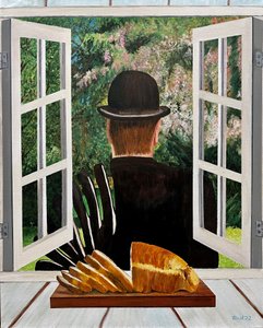 Man at Open Window by Tom Blood