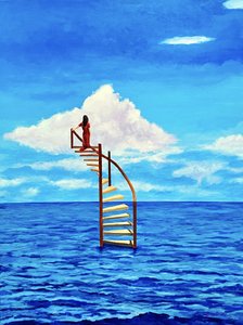Stairway To Cloud by Tom Blood