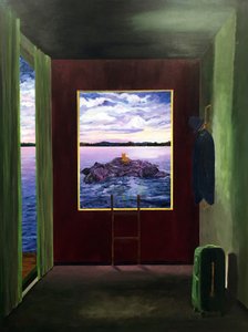 Surreal Room Lake View by Tom Blood