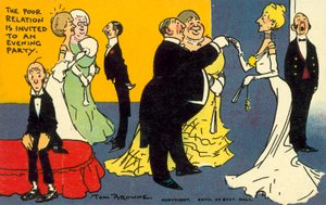 The Poor Relation is Invited to an Evening Party by Tom Browne