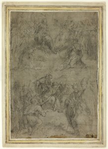 Trinity with the Virgin, and Ten Saints