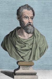 Portrait of Galileo Galilei, Italian astronomer (1564-1642) engraving by Tommaso Piroli (1752-1824) private collection