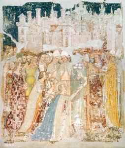The arrival of St Ursula in Rome by Tommaso da Modena