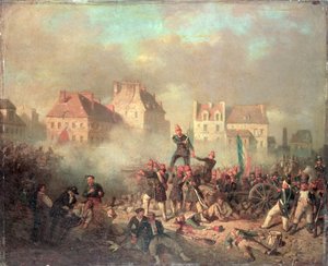 An Officer Giving the Order to Fire
