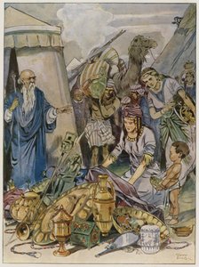And they came both men and women, as many as were willing-hearted, and brought offerings by Tony Sarg