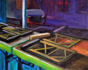 Colorful Market Tables by Tore Bahnson