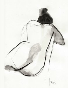 Contemplative Back Pose by Tore Bahnson