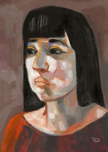 Expressive Woman Portrait
