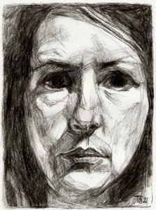 Intense Female Portrait