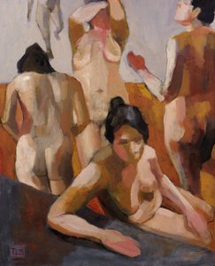 Modern Nude Figures by Tore Bahnson