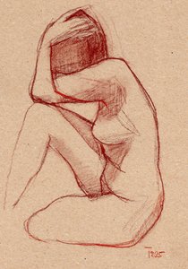 Pensive Nude Study