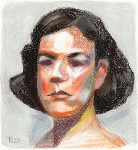 Vibrant Female Portrait by Tore Bahnson