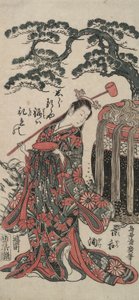 Scene from a Shosa (Dancing Act) by Torii Kiyohiro
