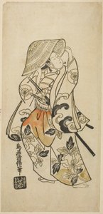 The Actor Tamazawa Saijiro in an Unidentified Role by Torii Kiyomasu II