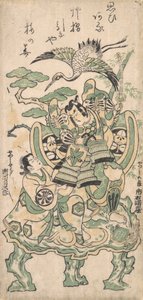 Ichimura Manzo as Yatsushi Goro and Segawa Kikujiro as Yatsushi Shosho, ca. 1745 by Torii Kiyomasu I