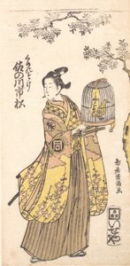 The Actor Sanogawa Ichimitsu in Role of Kumenosuke, 1735-1785 by Torii Kiyomitsu