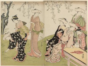 An Outing in Spring, from the series A Brocade of Eastern Manners