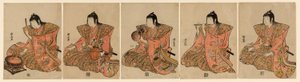 Five Musicians (Gonin bayashi) by Torii Kiyonaga