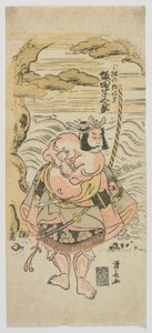 The Actor Sakata Hangoro II as Kobayashi no Asahina, Edo Period, 1775