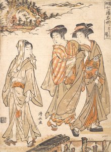 To-no Sawa, Name of One of the Hot Springs at Hakone, ca. 1779