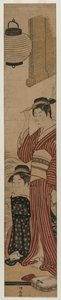 Two Geisha on a Balcony by Torii Kiyonaga