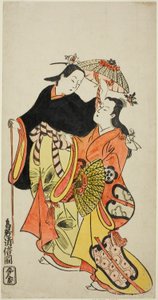 The Actors Ichikawa Monnosuke I and Dekijima Daisuke II