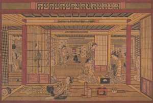 An Interior View in the Yoshiwara