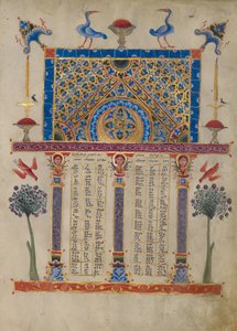 Canon Table Page by Toros Roslin