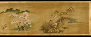 Landscapes of the Four Seasons, Edo period, 17th century