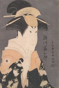 Segawa Tomisaburo II as Yadorigi in the Play Hana Ayame Bunroku Soga