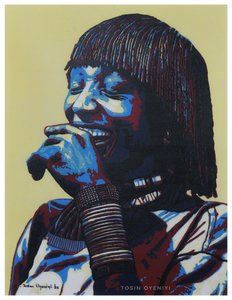 Joyful African Laughter by Tosin Oyeniyi