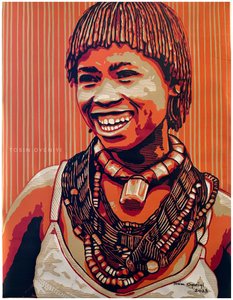 Vibrant Smiling Woman by Tosin Oyeniyi
