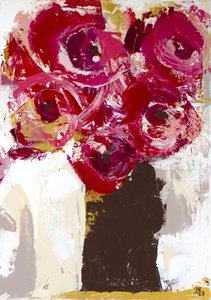 Vibrant Red Blooms by Tove Höglund