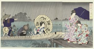The Ferry Between the Banks of the Sumida