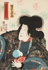 The Actor Bandō Mitsugorō as the Evil Omatsu by Toyohara Kunichika