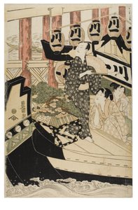 Actors in the Twelve Months by Toyokuni Utagawa