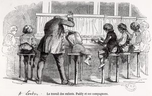 Children Working on Bobbins in London, Paddy and His Companions, from 