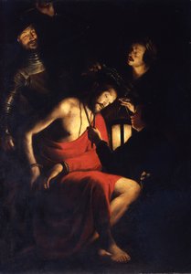 Crowning with Thorns in the Light of a Lantern by Trophime Bigot