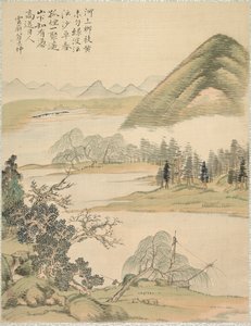 Willow Branches in Spring, 1847 by Tsubaki Chinzan