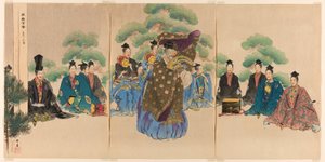 Okina, from the Series "One Hundred No Dramas" by Tsukioka Kogyo