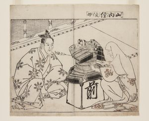 Mother of Yamanouchi Tsunetoshi by Tsukioka Settei