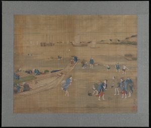 Clam Digging by Tsukioka Yoshitoshi