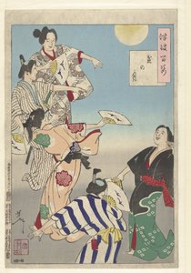The Moon of the Bon Festival (Bon no tsuki) (One Hundred Aspects of the Moon) (Tsuki hyakushi)