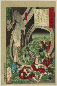The Ghost of the Great General Tamichi, from the series "A Mirror of Famous Japanese Generals" by Tsukioka Yoshitoshi