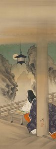 Murasaki Shikibu at Ishiyamadera Temple